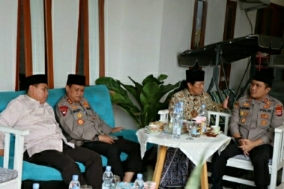 Pererat Tali Silaturahmi, Kapolres Lebak dampingi Kapolda Banten Kunjungi Ulama Lebak