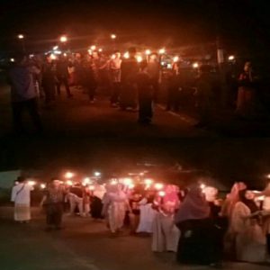 Pawai Obor Semarakan Peringatan 1 Muharram 1444 H di Desa Kerta