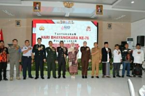 Polres Lebak Polda Banten gelar Tasyakuran Hari Bhayangkara ke-76 Tahun 2022