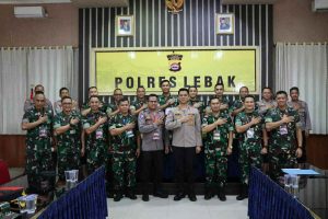 Polres Lebak Menerima Kunjungan Pasis Dikreg LXII Seskoad T.A. 2022