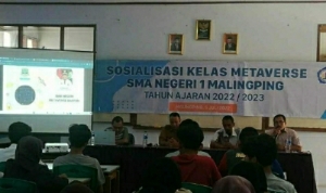 SMAN 1 MALINGPING BUKA KELAS BARU BERNAMA METAVERSE