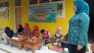 Pelaksanaan Program (BIAN) Bulan Imunisasi Anak Nasional di Desa Kertaraharja Kec Banjarsari