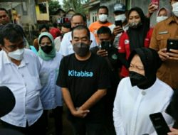 Kunjungan Mensos Risma di Malingping Jenguk Warga Mengidap Bocor Jantung