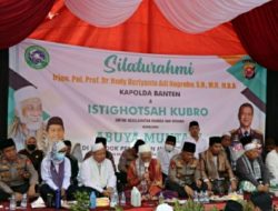 Kapolres Lebak dampingi Kapolda Banten Hadiri Silaturahmi dan Istighosah Kubro di Ponpes Al- Kanza Cibadak