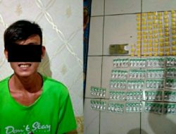 Edarkan Ratusan Butir Obat Tanpa Izin Edar, Pelaku dan Barang Bukti diamankan Sat Resnarkoba Polres Lebak