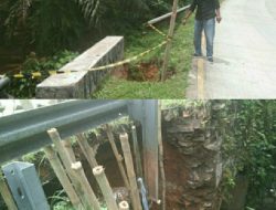 Aktivis Baksel Desak PUPR Prov Banten Perbaiki Badan Jalan Amblas di wilayah Kecamatan Banjarasari