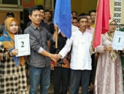 Dua Calon Kepala Desa Senanghati Resmi Ditetapkan Nomor Urut dan Bendera