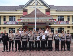 Apreasiasi Kinerja, Kapolres Lebak berikan Penghargaan Best Police of the Month dan Pelatih Pocil Polres Lebak