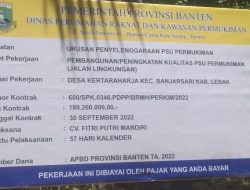 Proyek Jalan Lingkungan di Desa Kertaraharja Disinyalir asal asalan, oleh CV. Fitri Putri Mandiri Jadi Sorotan Warga