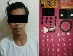 46 ( Empat Puluh Enam) Paket Shabu berhasil diamankan Sat Resnarkoba Polres Lebak dari Pelaku