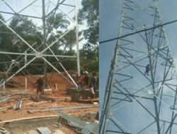 Pekerja Tower BTS di Desa Kertarahayu Tak Dilengkapi K3