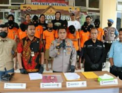 Berantas Kejahatan, Sat Reskrim Polres Lebak Berhasil Ringkus Tujuh Pelaku Curanmor
