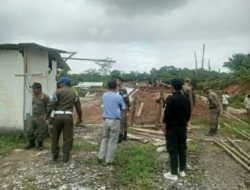 Satpol PP Kabupaten Lebak dan Kecamatan Banjarsari Sidak ke Lokasi Galian C,Ilegal DI Cibuntu
