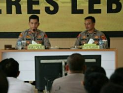 Jelang Nataru, Polres Lebak Adakan Latihan Pra Ops Lilin Maung 2022 di Aula Sanika Satyawada