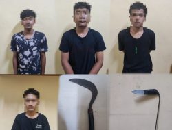 Pembacokan Pelajar, Kurang dari 24 Jam Sat Reskrim Polres Lebak berhasil mengamankan Para Pelaku