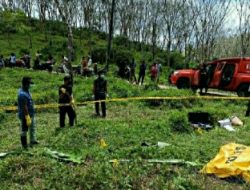 Sat Reskrim Polres Lebak Dalami Penemuan Dua Sosok Mayat di Kebun Karet PT. Planting Tbk Cijaku
