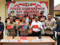 Sat Reskrim Polres Lebak berhasil Ungkap Kasus Pencurian Ekspedisi Sicepat