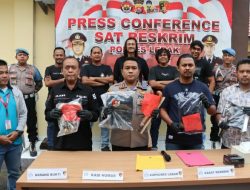 Pelaku Curas Alfamart Cibuah berhasil di bekuk Jajaran Sat Reskrim Polres Lebak