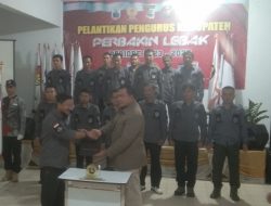 Pelantikan Ketua Perbakin Kab Lebak Periode 2023-2027 di Aula Bagedur Beach