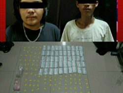 Dua Warga Pamarayan diamankan Jajaran Sat Resnarkoba Polres Lebak, setelah Edarkan obat Tanpa Izin Edar