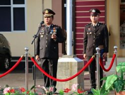 Kapolres Lebak Pimpin Upacara Peringati Hari Lahir Pancasila di i Lapangan Mapolres Lebak