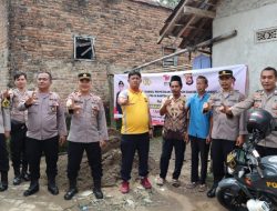 Jelang Hari Bhayangkara ke-77, Polres Lebak Laksanakan Bedah Rumah Purnawirawan Polri di Lebak Picung
