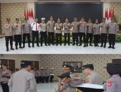 Jabatan Kapolres Lebak Polda Banten Resmi di Serahterimakan