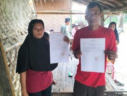 Korban (laka laut) di Binuangen, Menerima Santunan Kerahiman