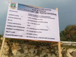 LPI Tuding Proyek Pembangunan Infrastruktur Lahan Baru dan Parkir RSUD Malingping Sarat Permasalahan