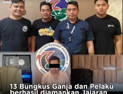 13 Bungkus Ganja berhasil diamankan Jajaran Sat Resnarkoba Polres Lebak