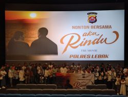 Polres Lebak dan Polsek Jajaran Polres Lebak Polda Banten Menggelar Kegiatan Nobar Film “Aku Rindu