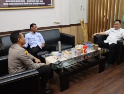 Perkuat Sinergitas Jelang Pemilu 2024, Kapolres Lebak menerima Kunjungan Kerja PJ. Bupati Lebak