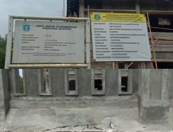 Aktivis Soroti Proyek Senilai 2.9 M SMKN 2 Malingping akibat Retaknya pembangunan Pagar Sekolah