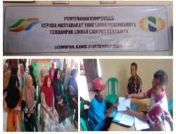 Warga dari Dua Desa Terdampak Limbah Cair PKS Kertajaya Mendapat Kompensasi