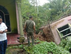 Akibat Hujan Deras, Satu Rumah Warga di Kec, Malingping Roboh Akibat Pergerakan Tanah
