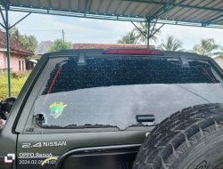 Diduga Ada Yang Meneror, Kaca Belakang Mobil Milik Ketua JBB Pecah Saat Di Parkir