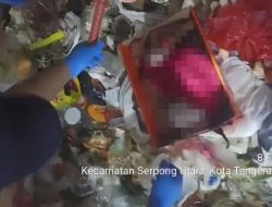 Jasad Bayi Dalam Tumpukan Sampah Ditemukan Petugas Kebersihan di Serpong Tangsel