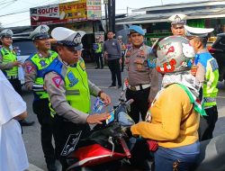 Hari Keempat, Polres Lebak Polda Banten Laksanakan Operasi Keselamatan Maung 2024 Di Simpang Malang nengah