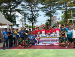 Pertandingan Voly Ball Mewarnai HUT RI Di Kecamatan Malingping