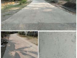 Diduga Tidak Sesuai Spek dan Asal Jadi Pekerjaan Rabat Beton Program Banprov 2024 Kangkangi Juknis