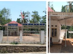 Diduga tak Mau di Persoalkan, Pembangunan Kanopi Kantor Desa Mekarjaya, Kades Murka.