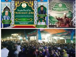 Antusias Warga Mengikuti Tabligh Akbar Perayaan Maulid Nabi Muhamad SAW 1446 H, Hadirkkan Penceramah Ki Ciung Wanara