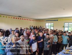 Terima Usulan DOB Cilangkahan dan Jalan Poros Desa dari Camat Cihara, dalam Reses Terakhir Musa Weliansyah
