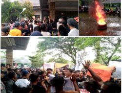 Unjuk Rasa Warga di Kec. Banjarsari, PJ Bupati Lebak mengabulkan usulan PLT Kades Kerta melalui Camat Banjarsari