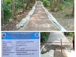 Kepala Desa Kabur Saat Hendak Dikonfirmasi, Kualitas Rabat Beton di Desa Kaduhauk Diragukan