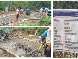 Proyek Rabat Beton Desa Ciapus Menuai Sorotan, Mutu Pekerjaan Dipertanyakan