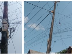 Kabel WiFi Semrawut di Desa Sangiang, Kecamatan Malingping, Menjadi Persoalan Sosial