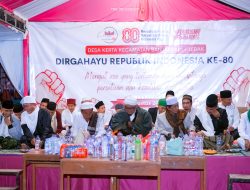 Sambut HUT RI Ke-80 Warga Desa Kerta Gelar Istighosah Kebangsaan