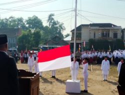 Semangat Nasionalisme Warga: Upacara HUT ke-80 RI di Alun alun Desa Kerta. Berlangsung Khidmat dan Lancar