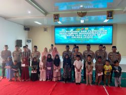Peringati Maulid Nabi, Kapolres Lebak Santuni Anak Yatim